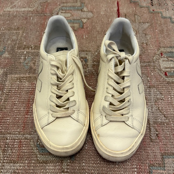 Veja x Mansur Gabriel Women's Beige Sneakers 7 - Picture 6 of 6